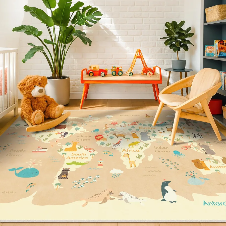 Gentle Earth Map, detail view