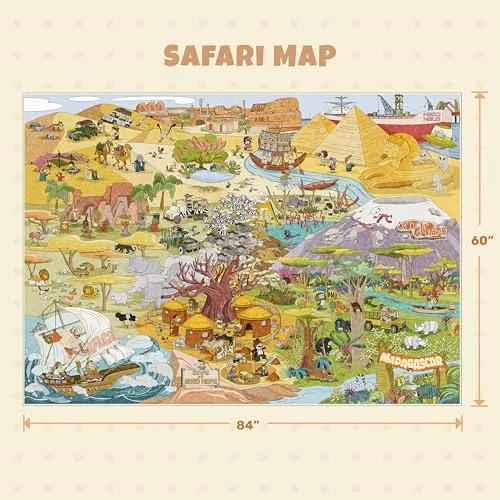 Sahara Trails, detail view